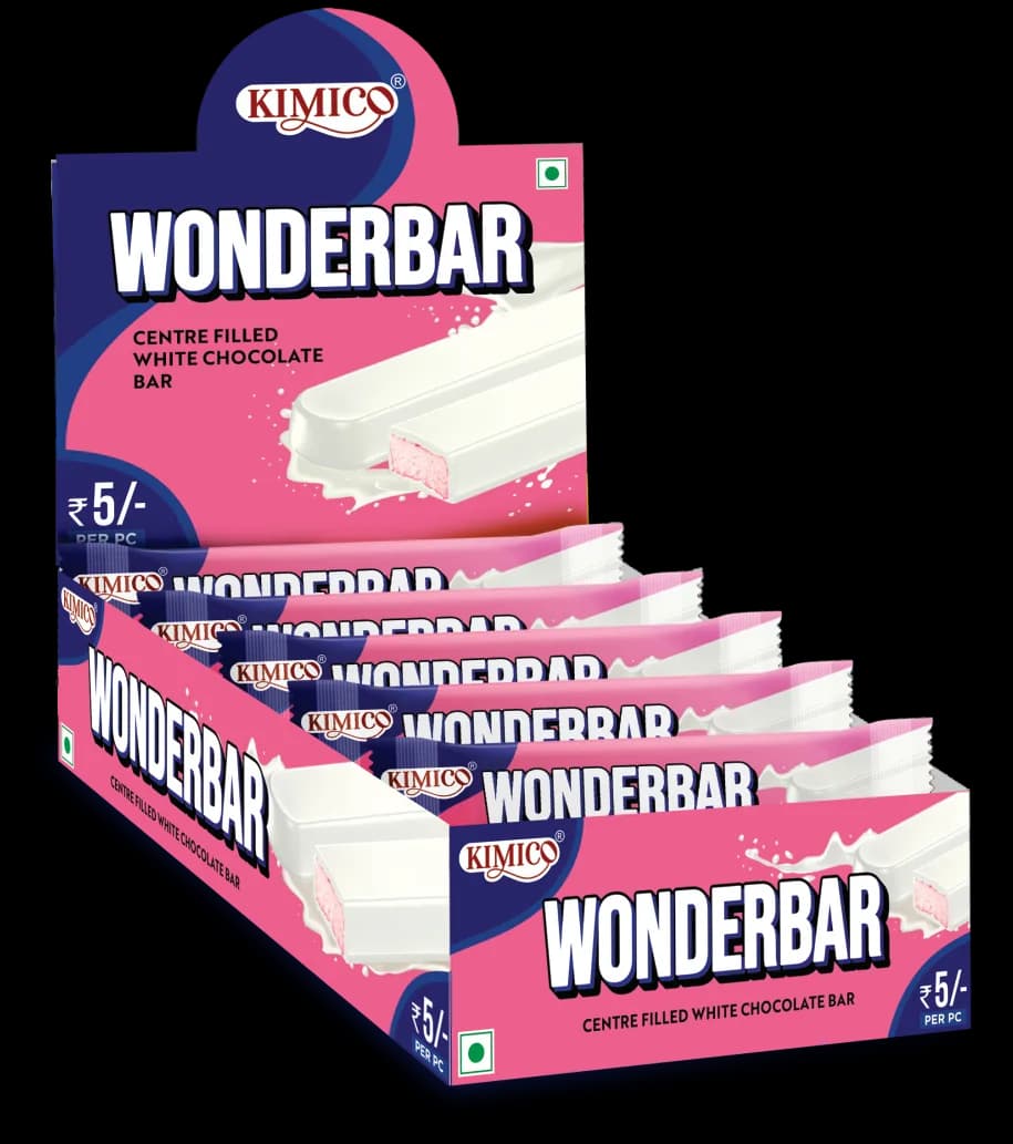 Wonderbar white chocolate display box